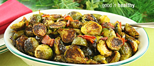 roasted and glazed brussels sprouts